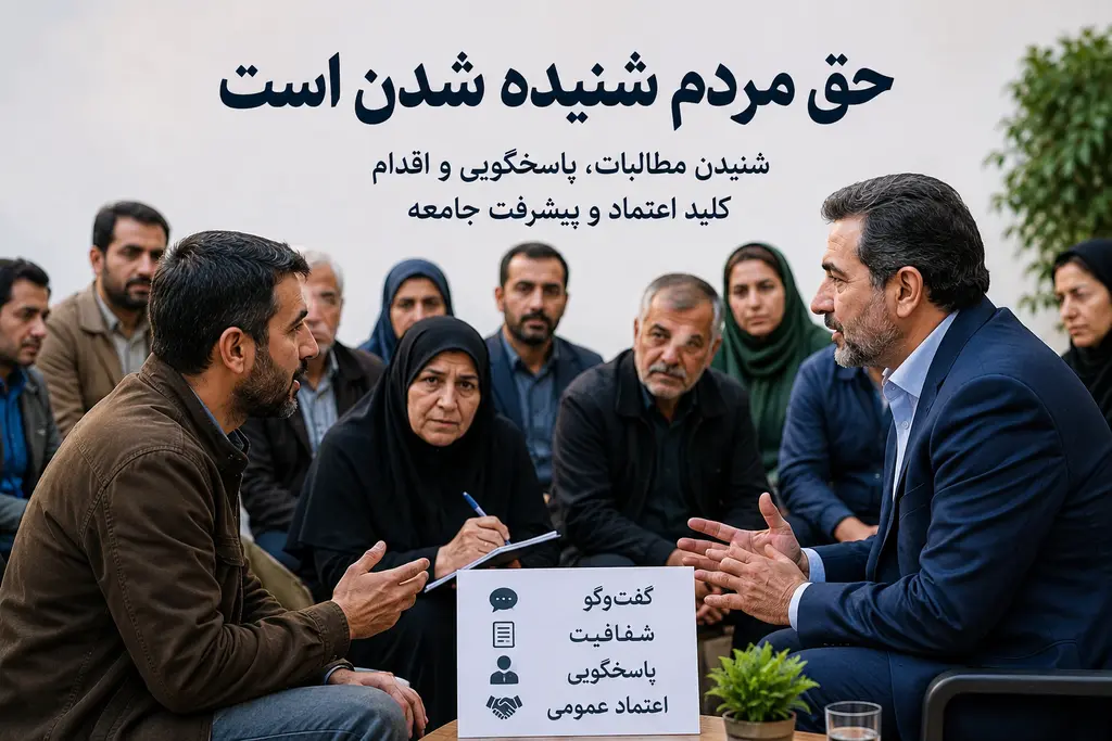 حق مردم شنیده شدن است